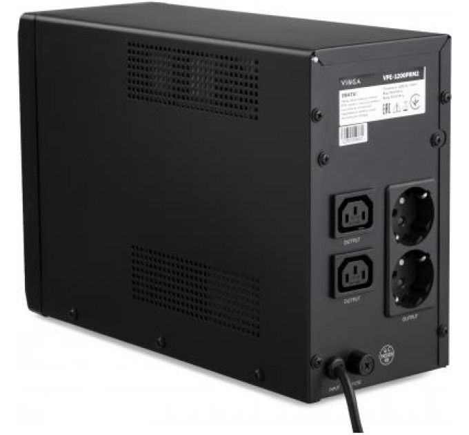 Vinga Пристрій безперебійного живлення Vinga LED 1200VA ( VPE-1200PRM2 ) (VPE-1200PRM2)