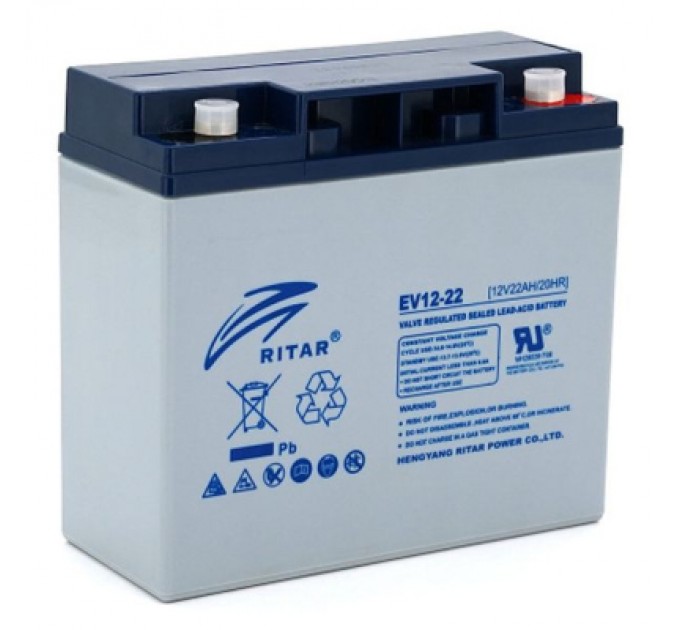 Ritar Батарея до ДБЖ Ritar EV12-22, 12V 22Ah (EV12-22)