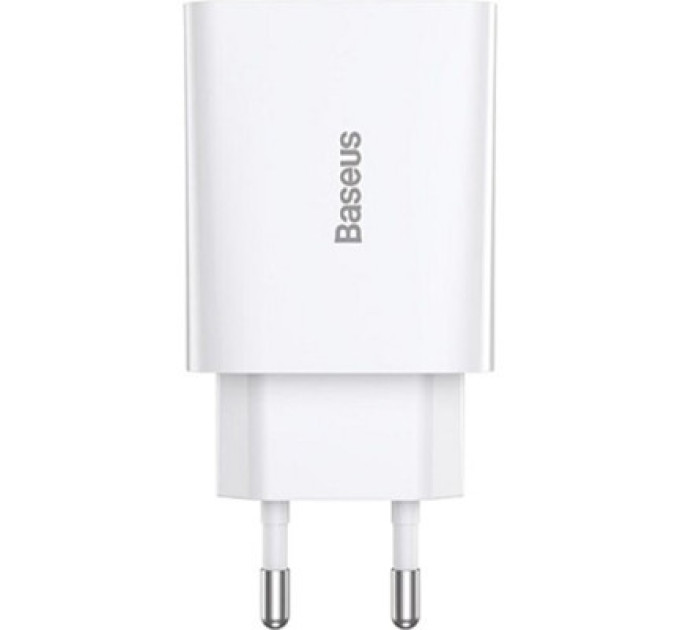 Baseus Зарядний пристрій Baseus Speed Mini Quick Charger White (CCFS-SN02)
