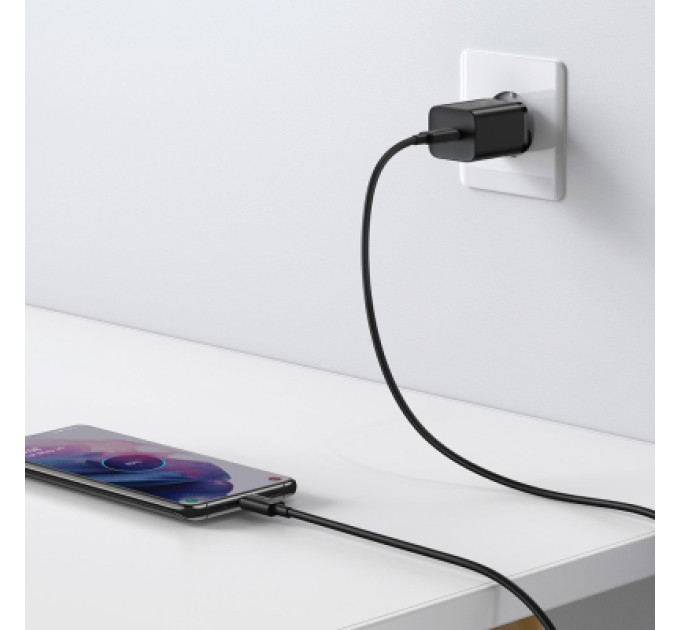 Baseus Зарядний пристрій Baseus Super Si Quick Charger 1C 25W Black (CCSP020101)