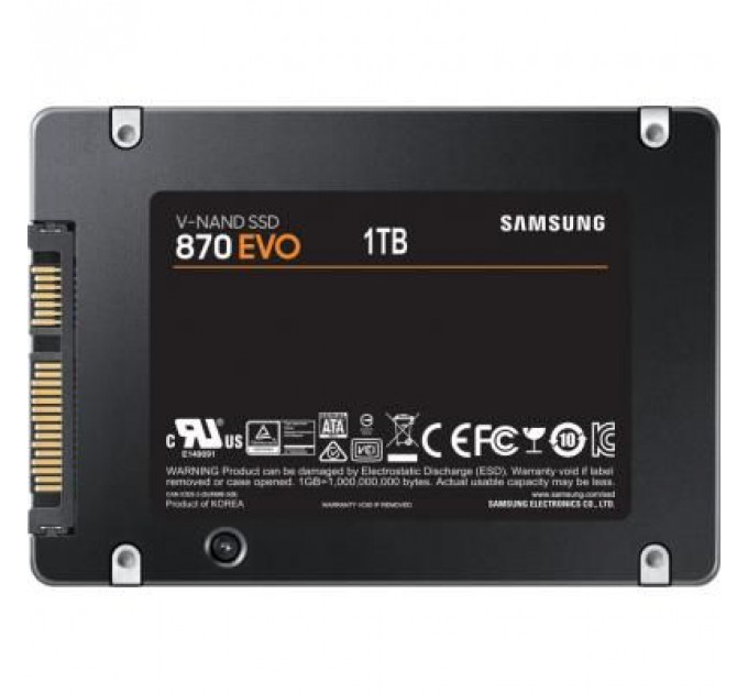 Накопичувач SSD 2.5" 1TB 870 EVO Samsung (MZ-77E1T0BW)