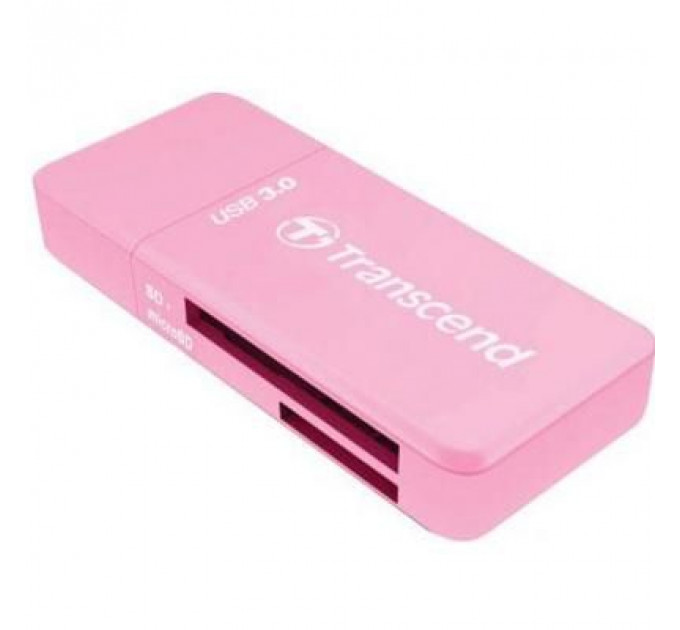 Зчитувач флеш-карт Transcend USB 3.0/3.1 Gen 1 Pink (TS-RDF5R)