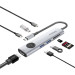 Promate USB-хаб Promate ComandHub-Lite USB Type-C Grey