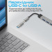 Promate USB-хаб Promate LiteHub-4 USB Type-C Grey