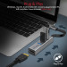 Promate USB-хаб Promate MediaHub-C3 USB Type-C Grey