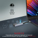 Promate USB-хаб Promate MediaHub-C3 USB Type-C Grey