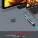 Promate USB-хаб Promate MediaHub-C3 USB Type-C Grey