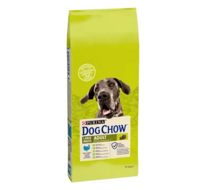 Purina Dog Chow Сухий корм для собак Purina Dog Chow Adult Large Breed зі смаком індички 14 кг (7613034487926)