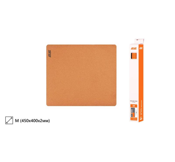 2E Килимок для мишки 2E Cork M Brown (2E-PAD-M-CORK)