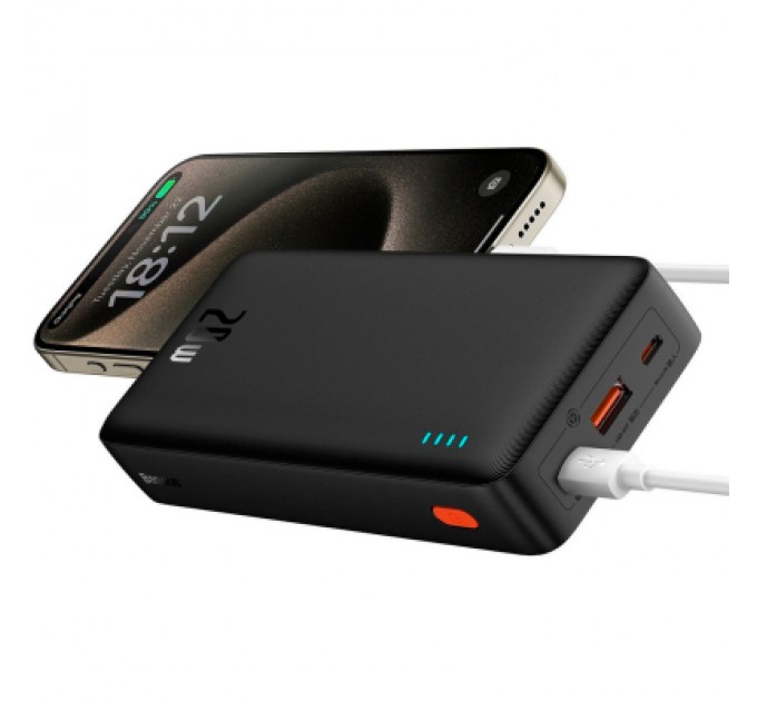 Baseus Батарея універсальна Baseus Airpow 20000mAh 20W PD/3.0, QC/3.0, black (P10022804113-00)