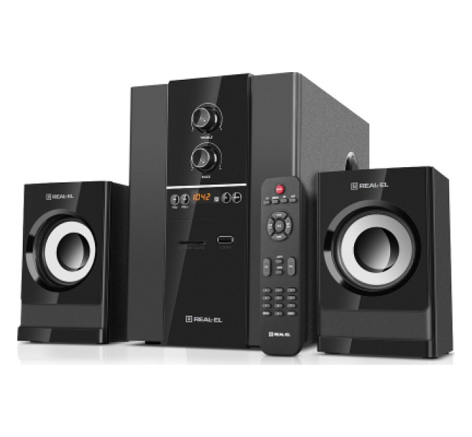 REAL-EL Акустична система REAL-EL M-355 Black (EL121300015)