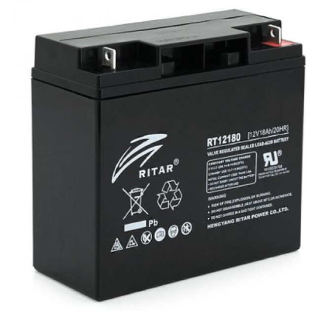Ritar Батарея до ДБЖ Ritar RT12180BL5, 12V 18.0Ah (RT12180BL5)