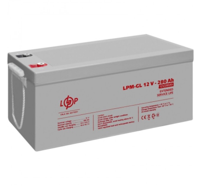 LogicPower Батарея до ДБЖ LogicPower LPM-GL 12V - 280Ah (13185)