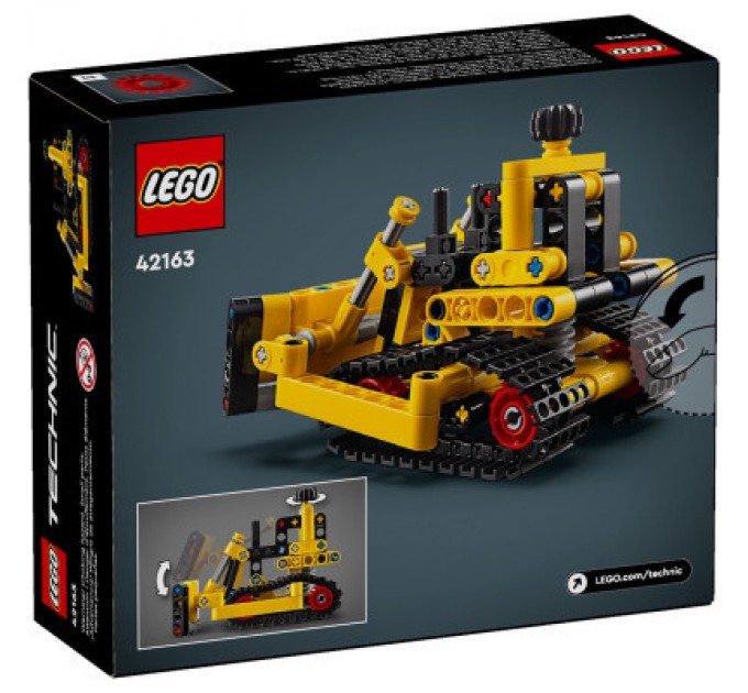LEGO Конструктор LEGO Technic Надпотужний бульдозер 195 деталей (42163)