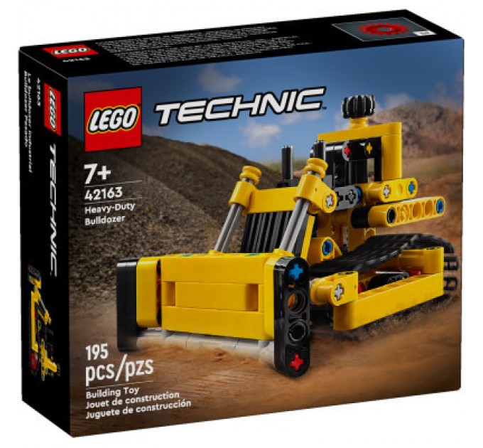 LEGO Конструктор LEGO Technic Надпотужний бульдозер 195 деталей (42163)