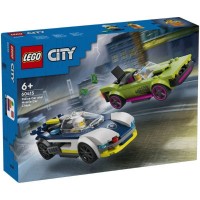 Конструктор LEGO City Переслідування маслкара на поліцейському автомобілі 213 деталей (60415)