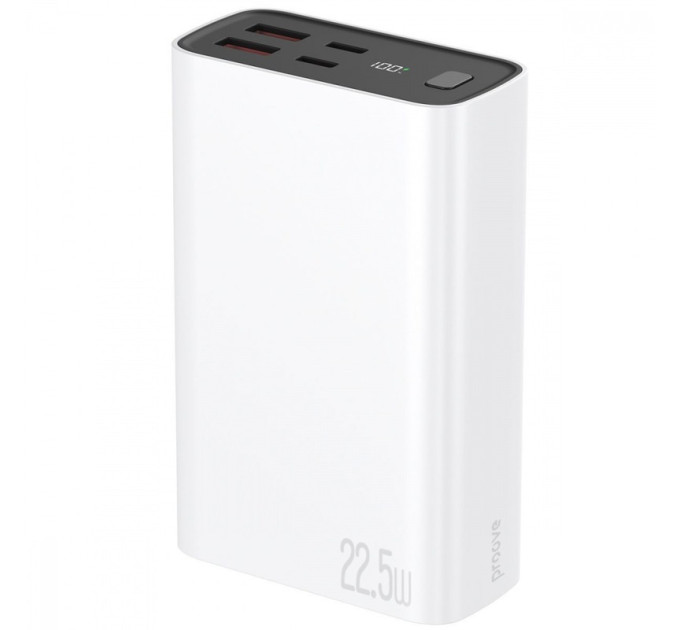 Proove Універсальна мобільна батарея Proove Hyper Flux Plus 22.5W 20000mAh White (PBF222120002)