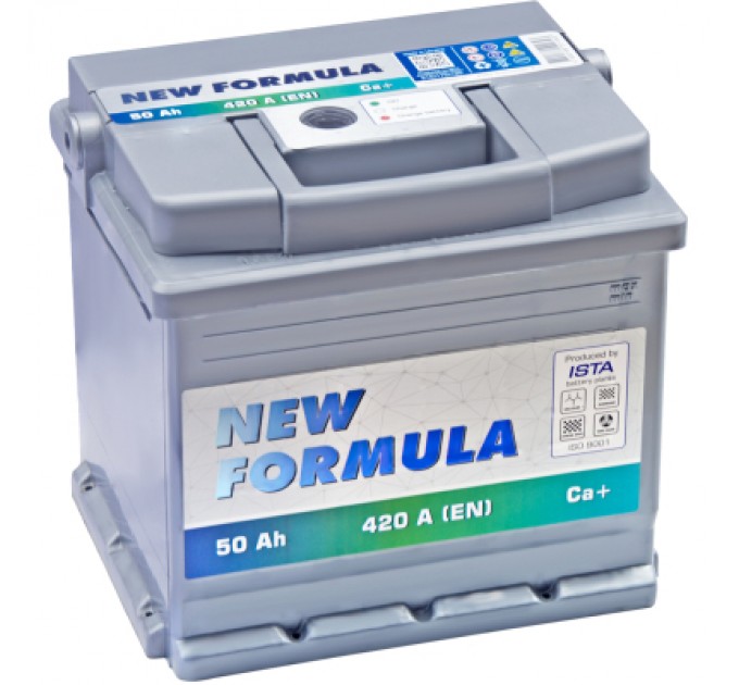 NEW FORMULA Акумулятор автомобільний NEW FORMULA 50Ah (+/-) 420EN (5502202210)