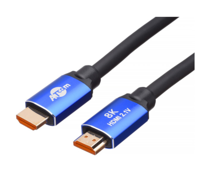 Atcom Кабель мультимедійний HDMI to HDMI 1.0m v2.1 Atcom (88801)