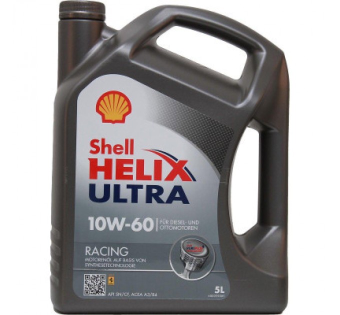 Shell Моторна олива Shell Helix Ultra Racing 10W-60, 5л (74924)