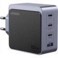 Ugreen Зарядний пристрій Ugreen 4xUSB 100W (3xUSB-C+USB-A) Gan Nexode Fast Charger Grey X553 (35043)