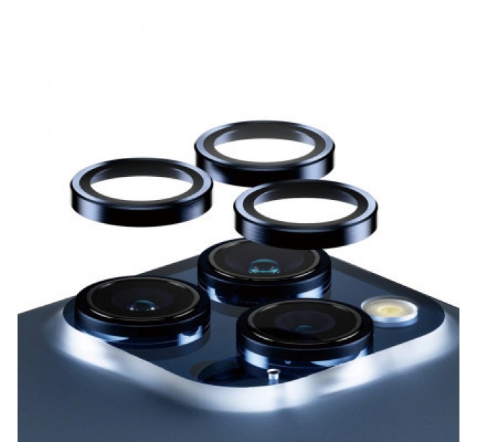 Armorstandart Скло захисне Armorstandart for Camera AR iPhone 15 Pro / 15 Pro Max Blue Titanium (ARM76123)