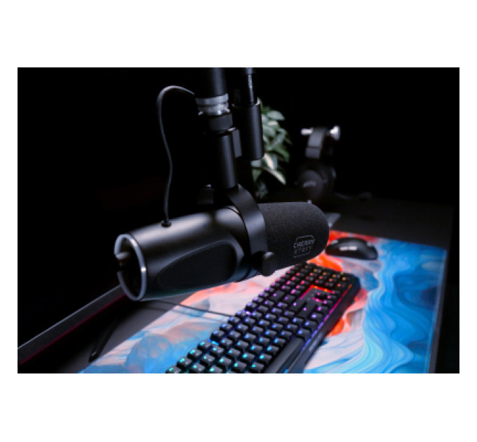 Cherry Xtrfy Мікрофон Cherry Xtrfy NGALE X Cardioid USB-A RGB Black (CX-NGALE-X-RGB-BLACK)