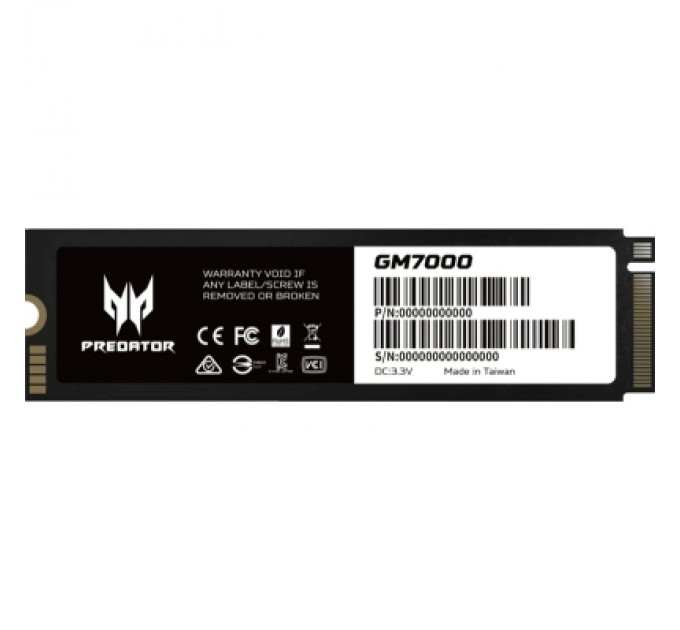 Acer Predator Накопичувач SSD M.2 2280 1TB GM7000 Acer Predator (BL.9BWWR.105)