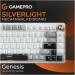 GamePro Клавіатура GamePro Genesis Silverlight MK126 USB UA Grey (MK126)