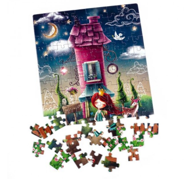 De.tail Пазл De.tail Чарівний будинок принцеси 120 елементів (DT100-08)