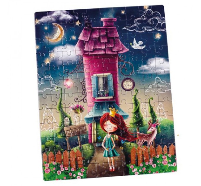 De.tail Пазл De.tail Чарівний будинок принцеси 120 елементів (DT100-08)