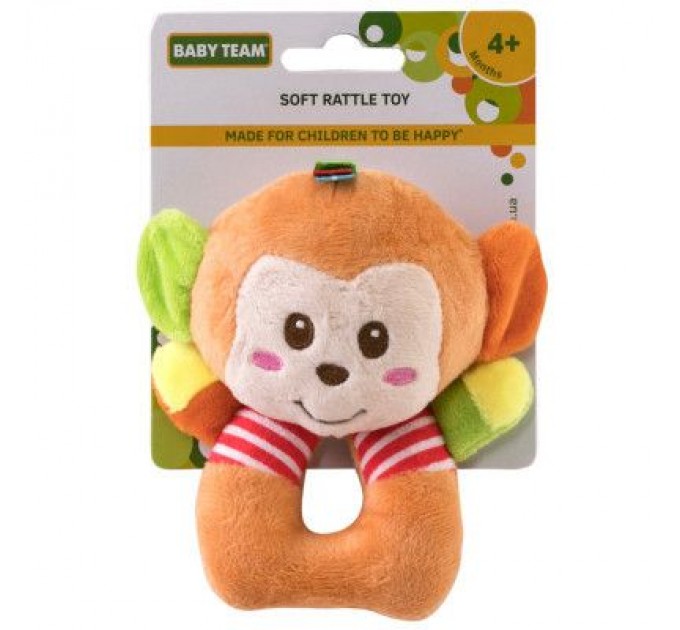 Baby Team Брязкальце Baby Team м'яке Мавпочка (8501_Обезьянка)