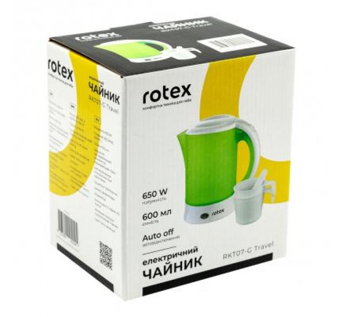 Rotex Електрочайник Rotex RKT07-G Travel