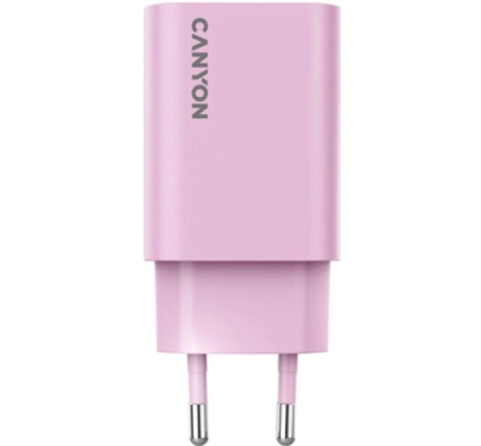 Canyon Зарядний пристрій Canyon 30CL OnCharge USB-C PD30W Pink (CNE-CHA30CLPK)