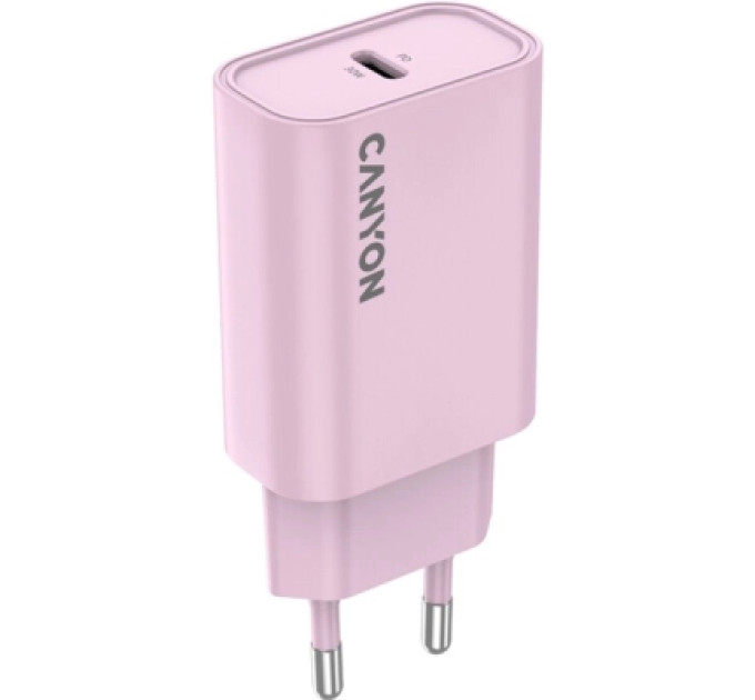 Canyon Зарядний пристрій Canyon 30CL OnCharge USB-C PD30W Pink (CNE-CHA30CLPK)