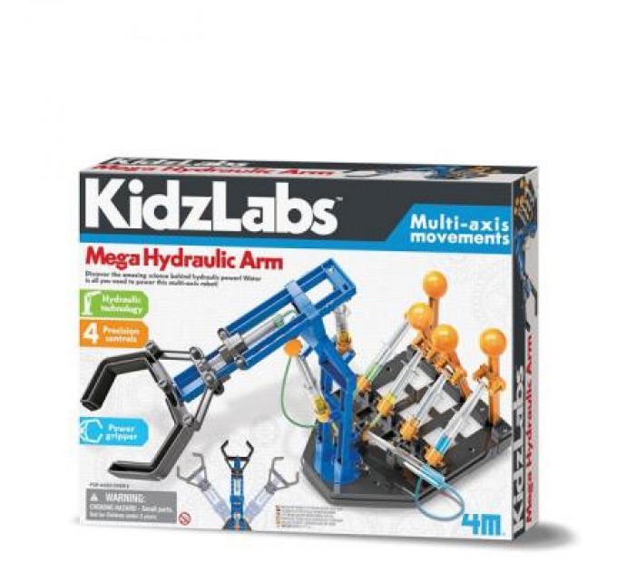 4М Набір для експериментів 4М Гідравлічна мегарука (00-03427)
