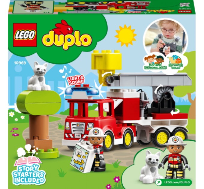 LEGO Конструктор LEGO DUPLO Town Пожежна машина 21 деталь (10969)