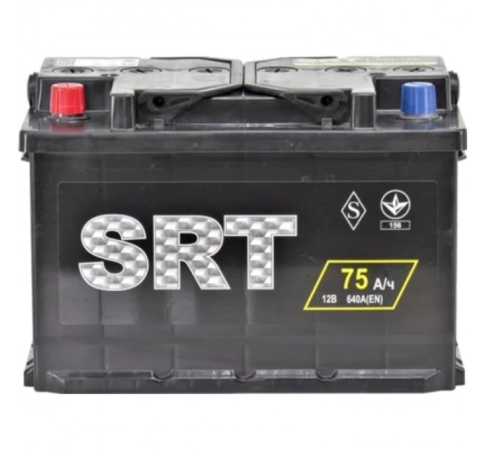 SRT Акумулятор автомобільний SRT 6СТ-75АЗ (0) (-/+) (L3) 640А 12V (E)