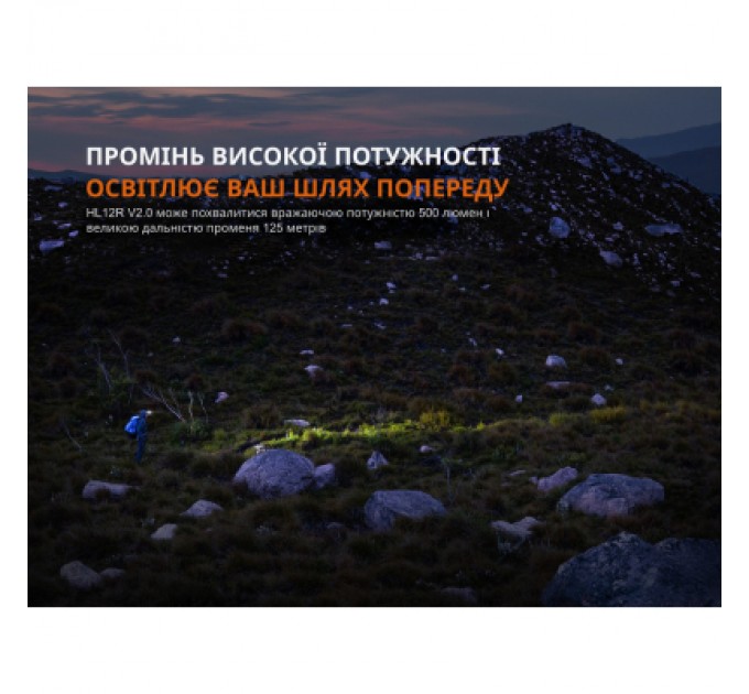 Fenix Ліхтар Fenix HL12R V2.0 сірий (HL12RV20Gr)