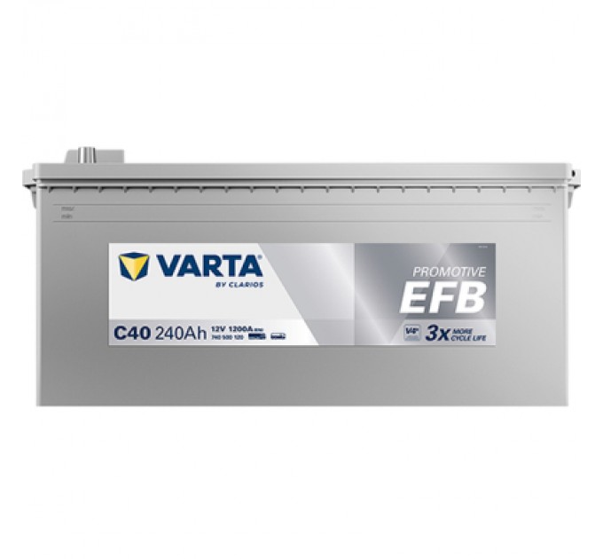 Varta Акумулятор автомобільний Varta ProMotive EFB 240Ah бокова(+/-) (1200EN) C40 (740500120)
