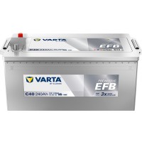 Акумулятор автомобільний Varta ProMotive EFB 240Ah бокова(+/-) (1200EN) C40 (740500120)