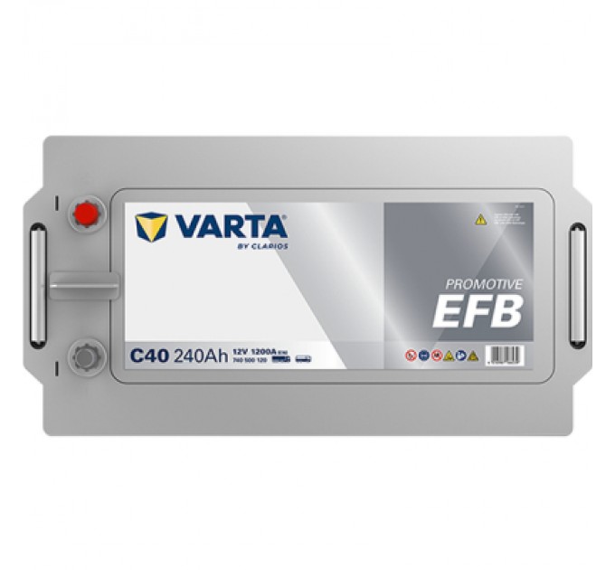 Varta Акумулятор автомобільний Varta ProMotive EFB 240Ah бокова(+/-) (1200EN) C40 (740500120)