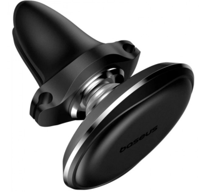 Baseus Універсальний автотримач Baseus Magnetic Car Mount Phone Holder with Cable Clip Air Vent Version Cluster Black (C40141201113-00)