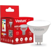 Лампочка Vestum MR16 7W 4100K 220V GU5.3 (1-VS-1510)