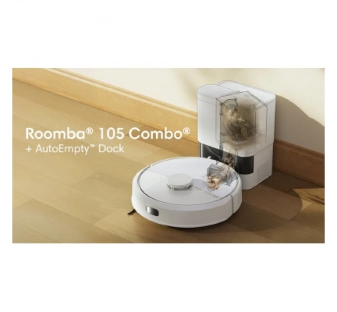 iRobot Пилосос iRobot Roomba Combo 105 (White) (y311240)