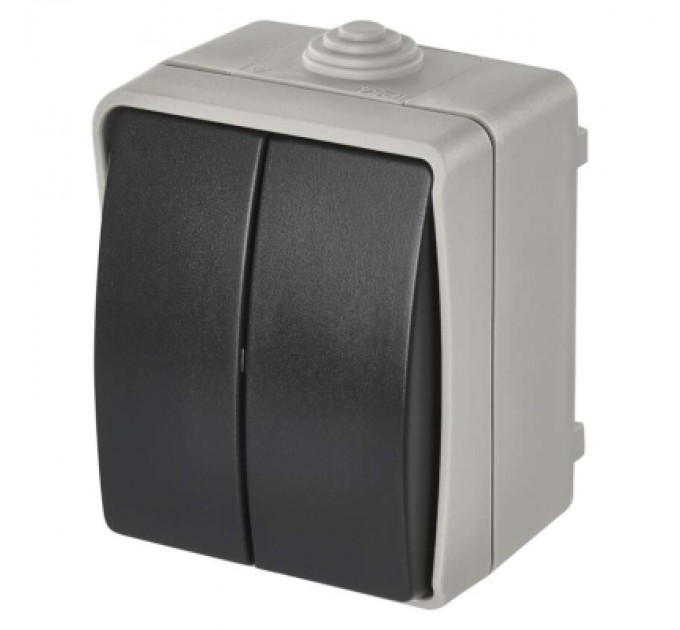 EMOS Вимикач EMOS C.5 IP54 подвійний (A1398.1)