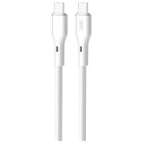 Дата кабель USB-C to USB-C 1.0m 60W Rock XO (NBQ231B_White)