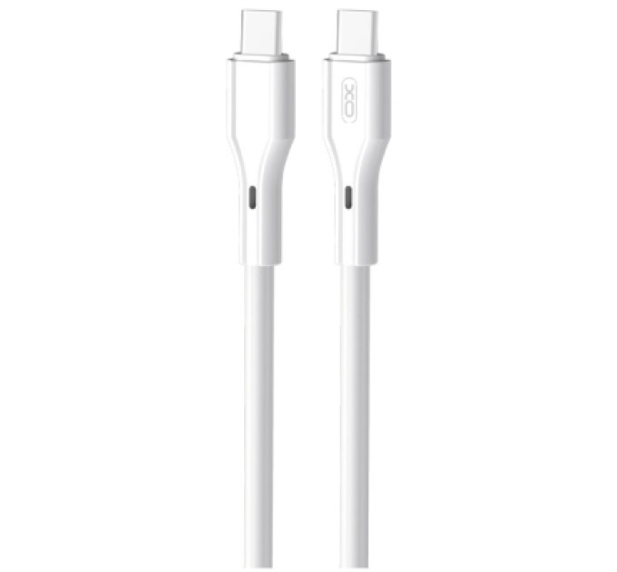 XO Дата кабель USB-C to USB-C 1.0m 60W Rock XO (NBQ231B_White)