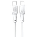 XO Дата кабель USB-C to USB-C 1.0m 60W High Elastic Zeus XO (NBQ239B_White)
