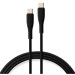 Vinga Дата кабель USB-C to USB-C 2.0m 240W Chip Silicon Black Vinga (VCDCCC2242SB)